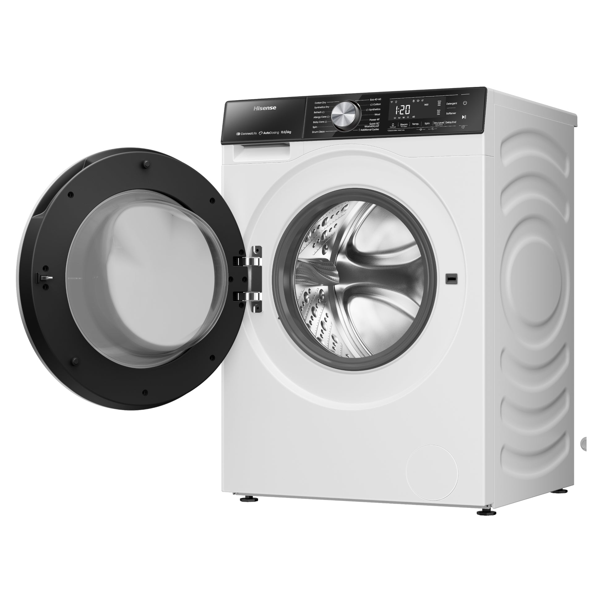 Hisense 10kg Wash 6kg Dry 1400rpm Washer Dryer - WD5S1045BW