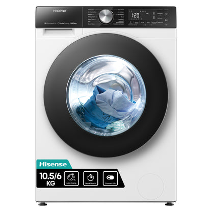Hisense 10kg Wash 6kg Dry 1400rpm Washer Dryer - WD5S1045BW