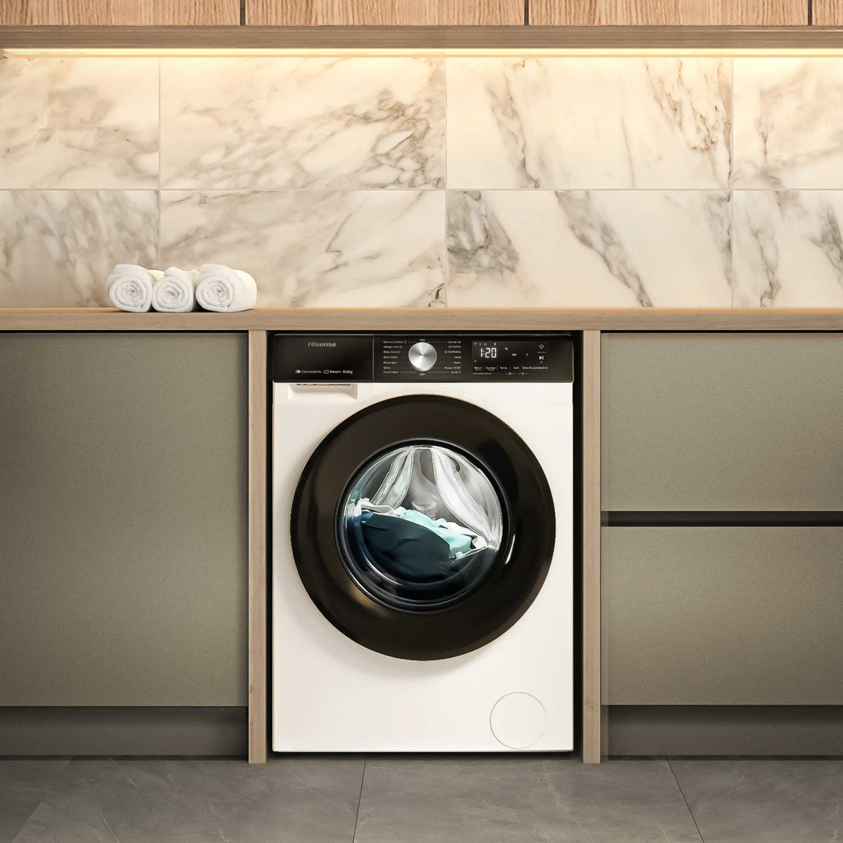 Hisense 3S Series 10.5kg 1400rpm Washing Machine - WF3S1043BW3