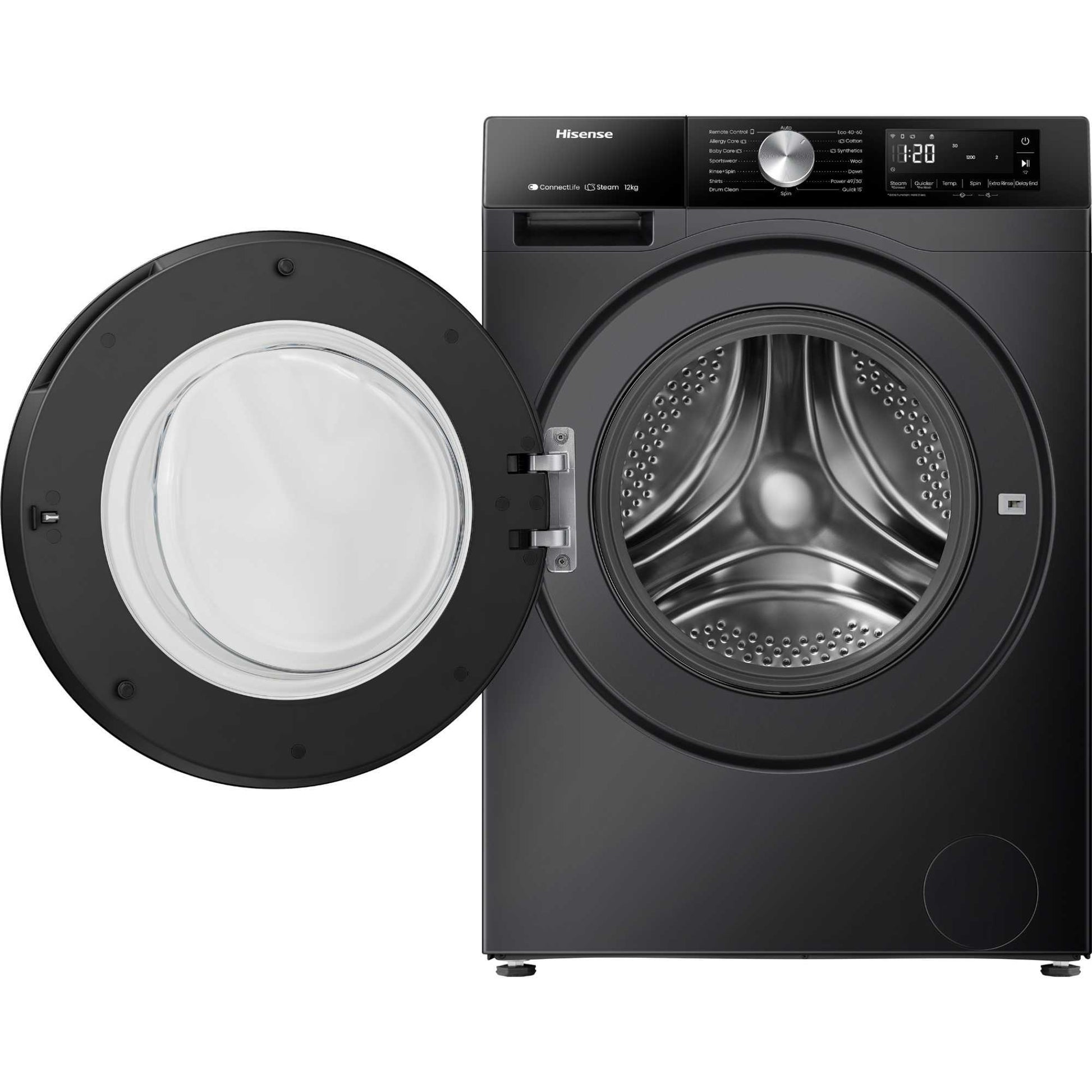 Hisense 3S Series 12kg 1400rpm Washing Machine - WF3S1243BB3
