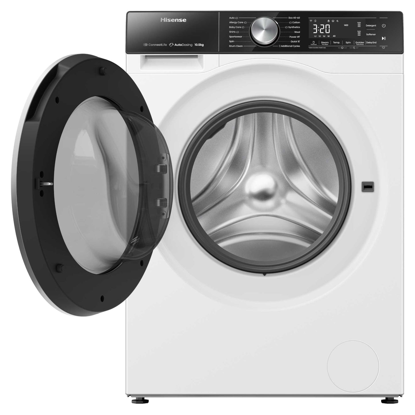 Hisense 5S Series 10.5kg 1400rpm Washing Machine - WF5S1045BW