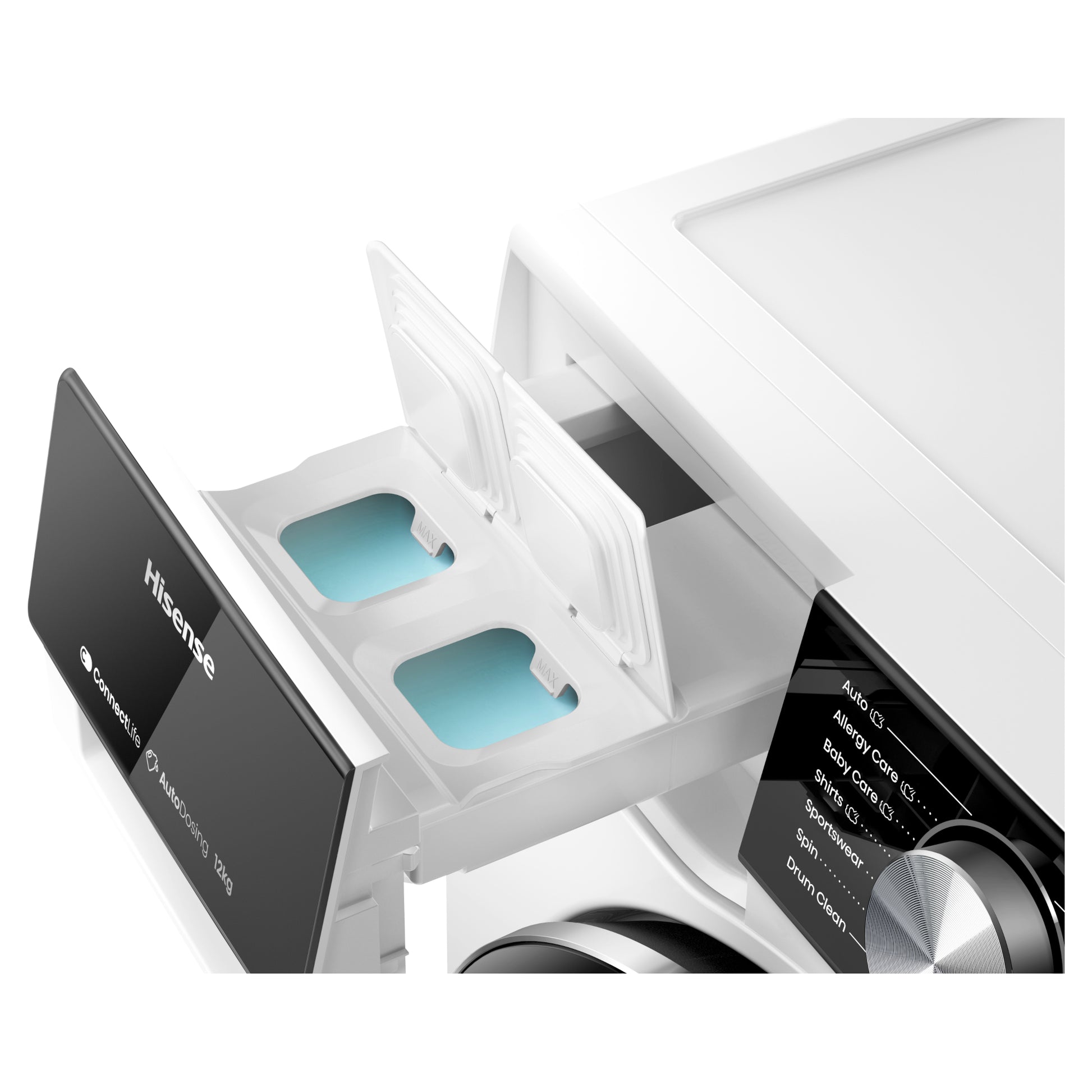 Hisense 5S Series 12kg 1400rpm Washing Machine - WF5S1245BW