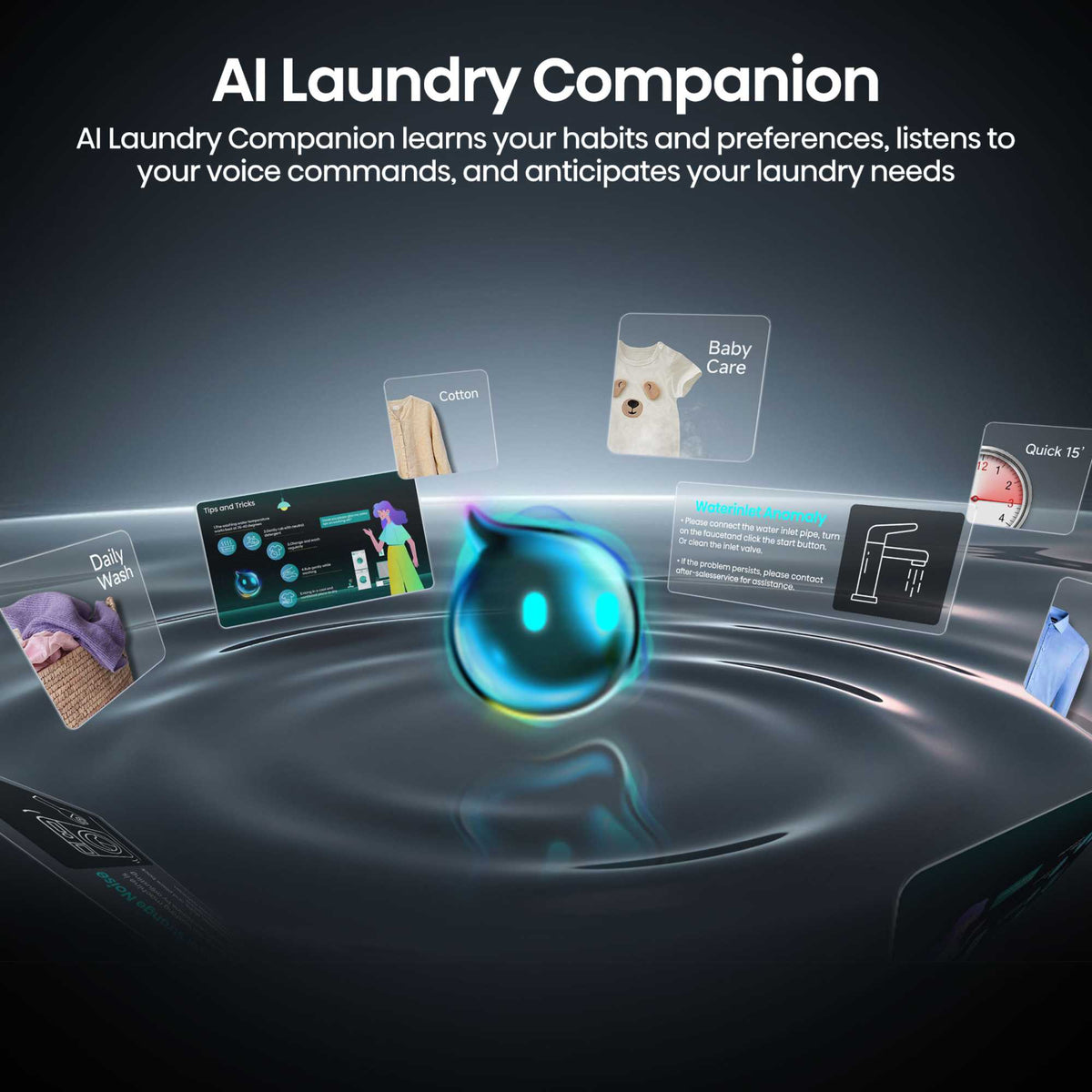 Hisense 12kg 1400rpm Washing Machine - WF7I1248BBR