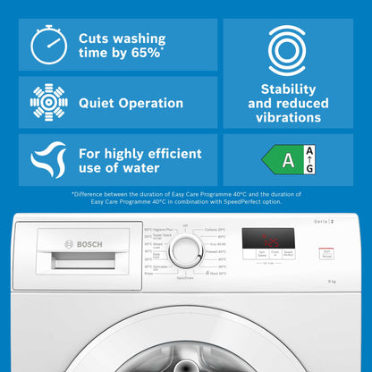 Bosch Series 2 8kg 1400rpm Washing Machine - WGE03408GB