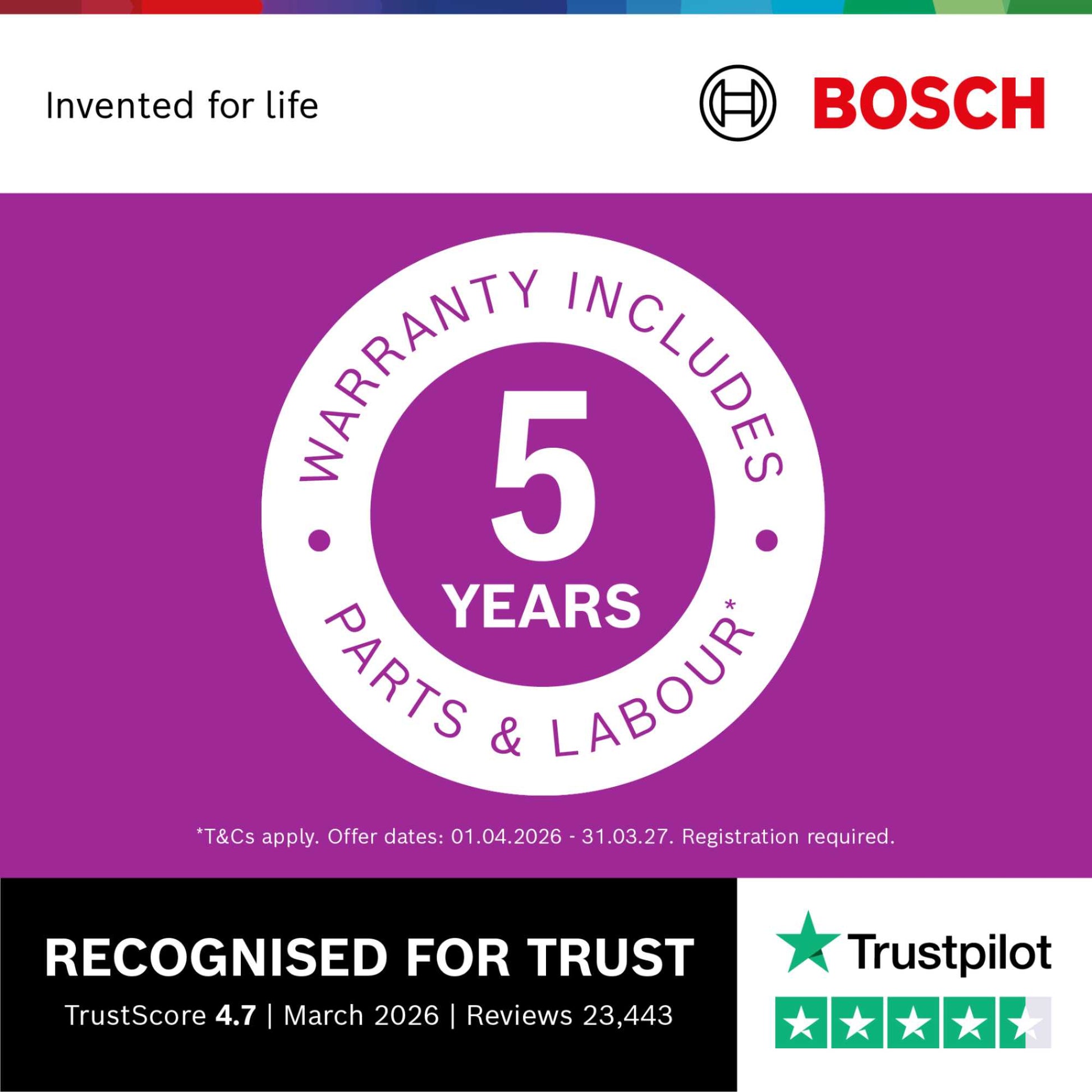 Bosch Series 6 10kg 1400rpm Washing Machine - WGG254F1GB