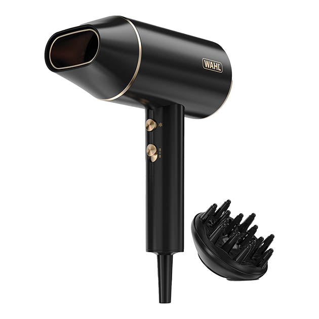 2100W IONIC FLOW DRYER WITH DIFUSSER BLACK