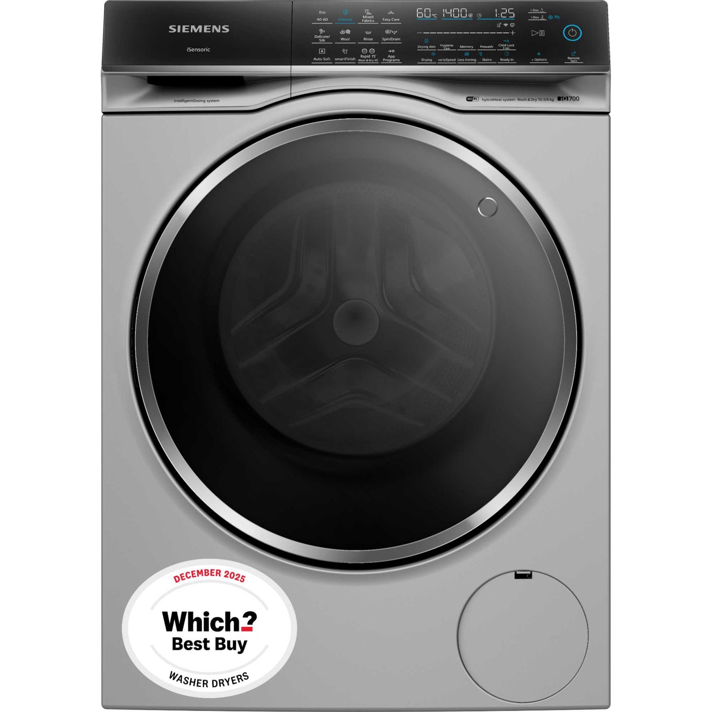Siemens iQ700 10.5kg Wash 6kg Dry 1400rpm Washer Dryer - WN54C2ATGB