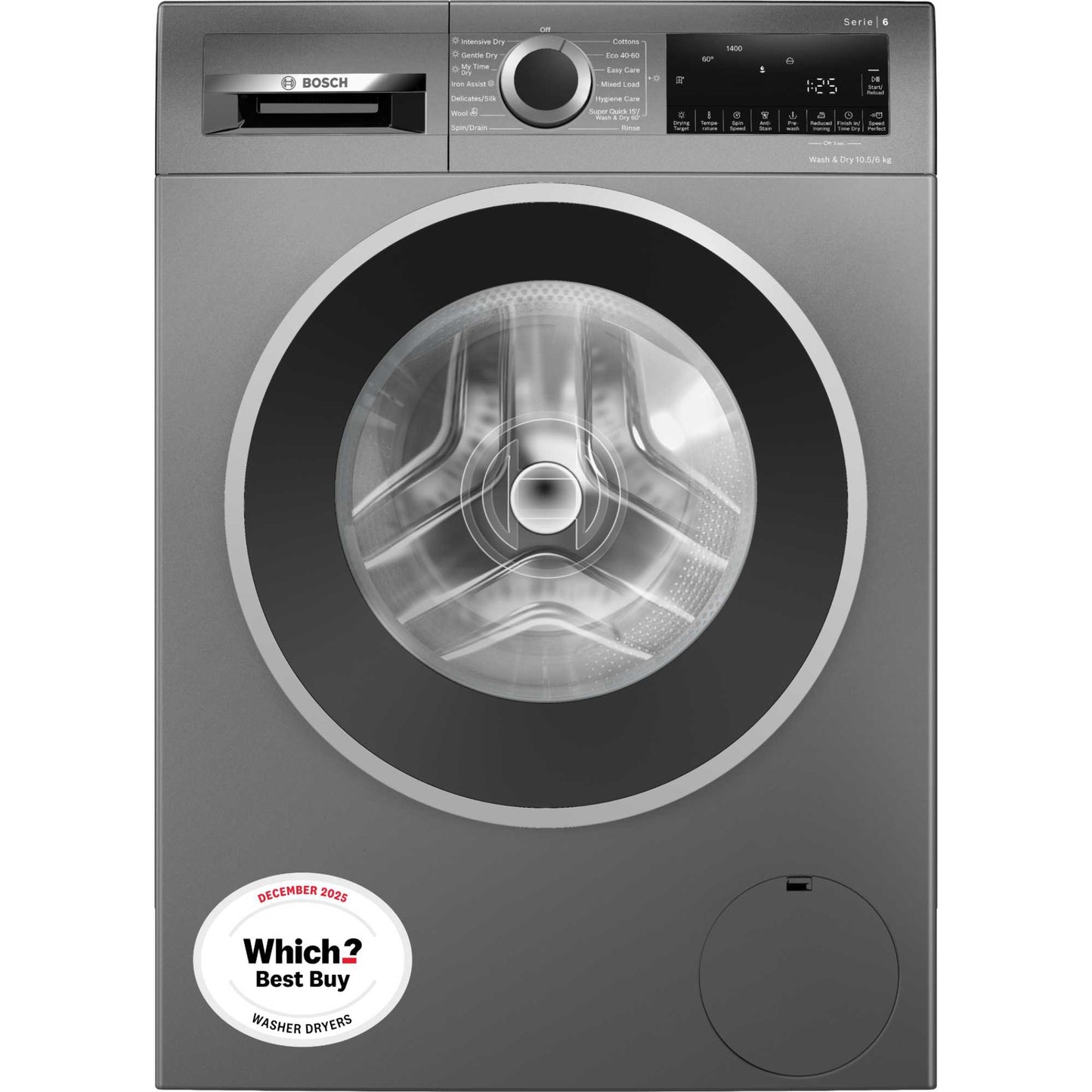 Bosch Series 6 10.5kg Wash 6kg Dry 1400rpm Washer Dryer - WNG254R1GB