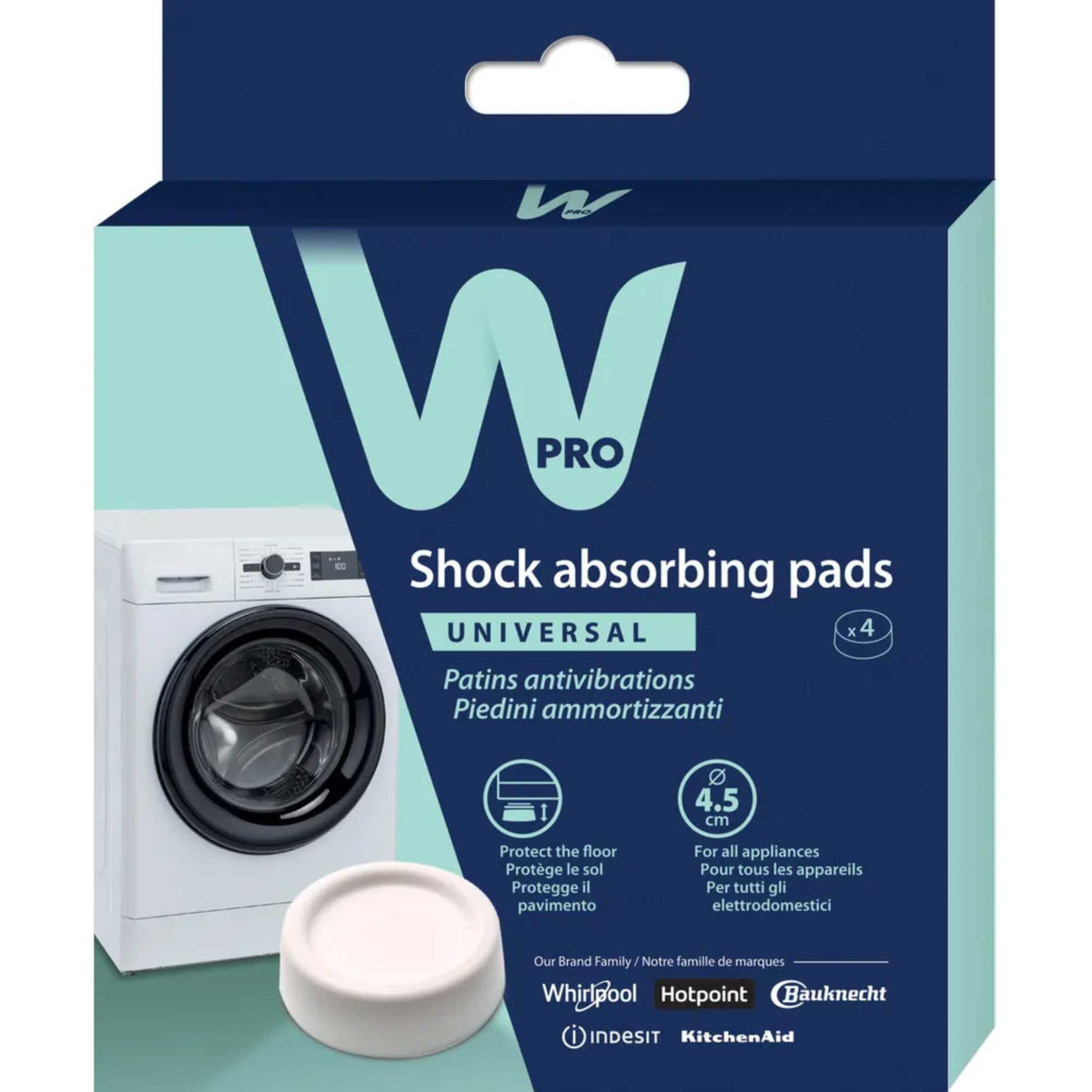 WPRO C00380128 Universal Shock Absorber Pads