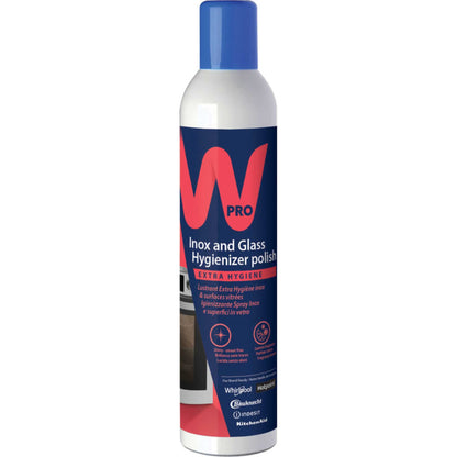 WPRO C00385634 400ml Stainless Steel & Glass Cleaning Spray - Lemon Fragrance