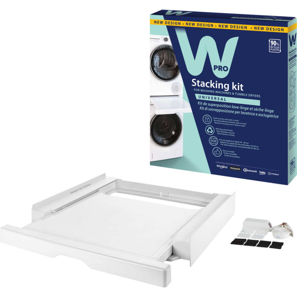 WPRO C00974793 Universal Stacking Kit with Drawer