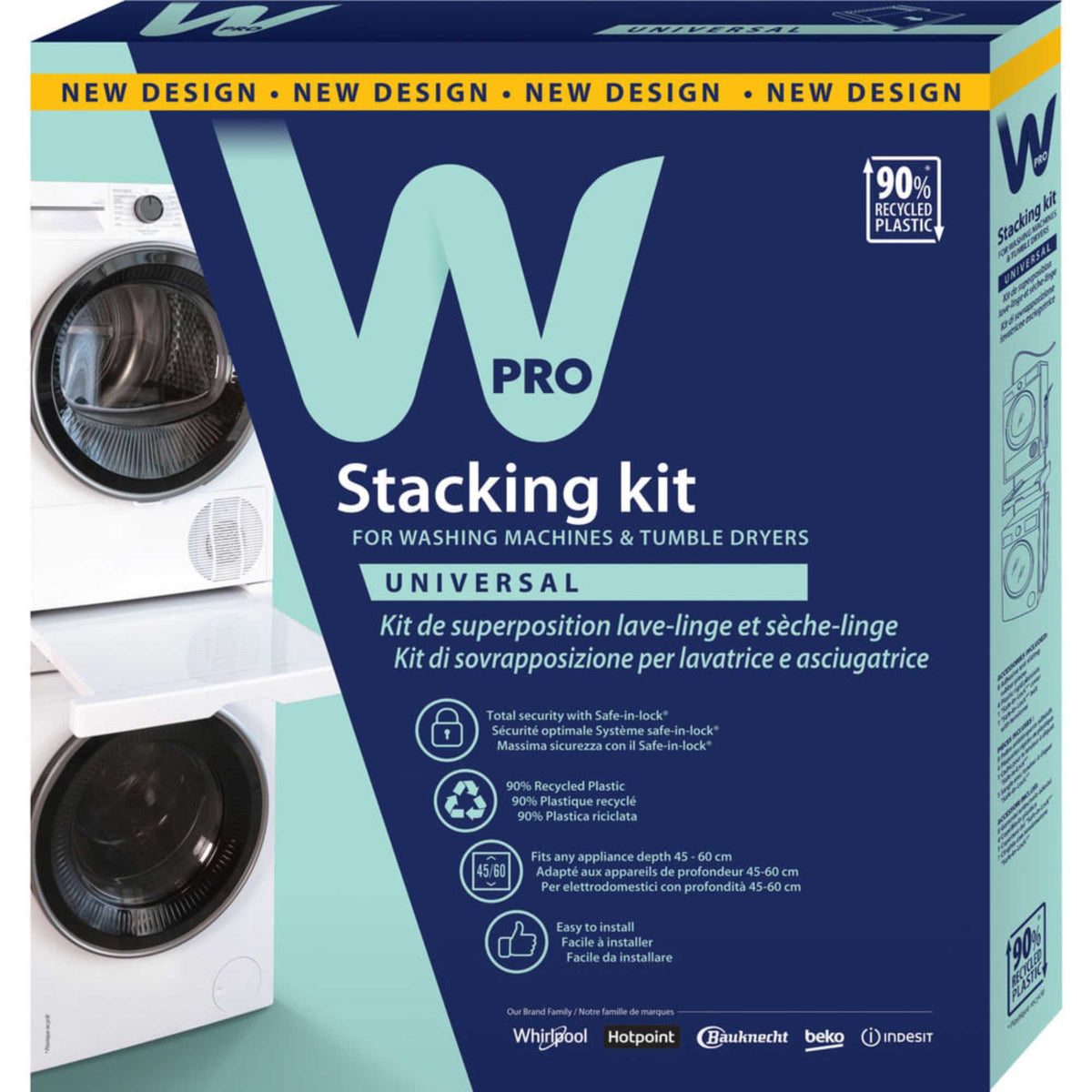 WPRO C00974793 Universal Stacking Kit with Drawer