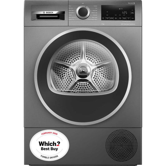 Bosch Series 6 9kg Heat Pump Tumble Dryer - WQG245R2GB