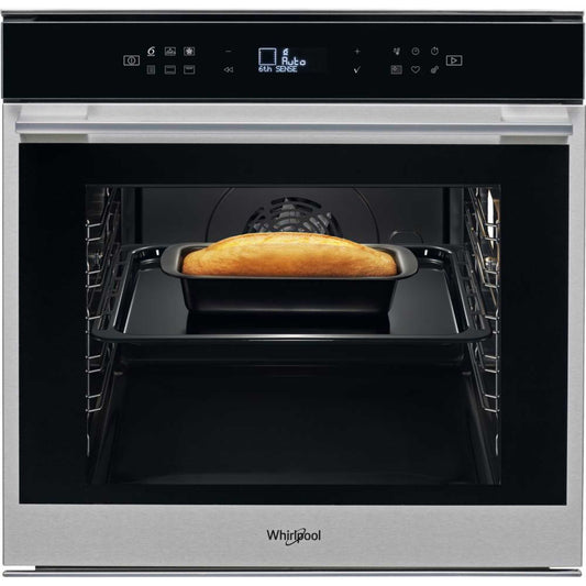 Whirlpool W7OM44S1P 73l Built-In Electric Pyrolytic Single Oven - Stainless Steel