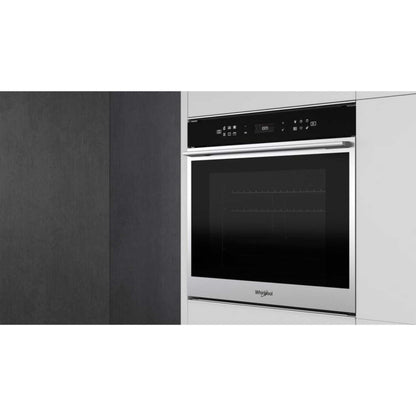 Whirlpool W7OM44S1P 73l Built-In Electric Pyrolytic Single Oven - Stainless Steel