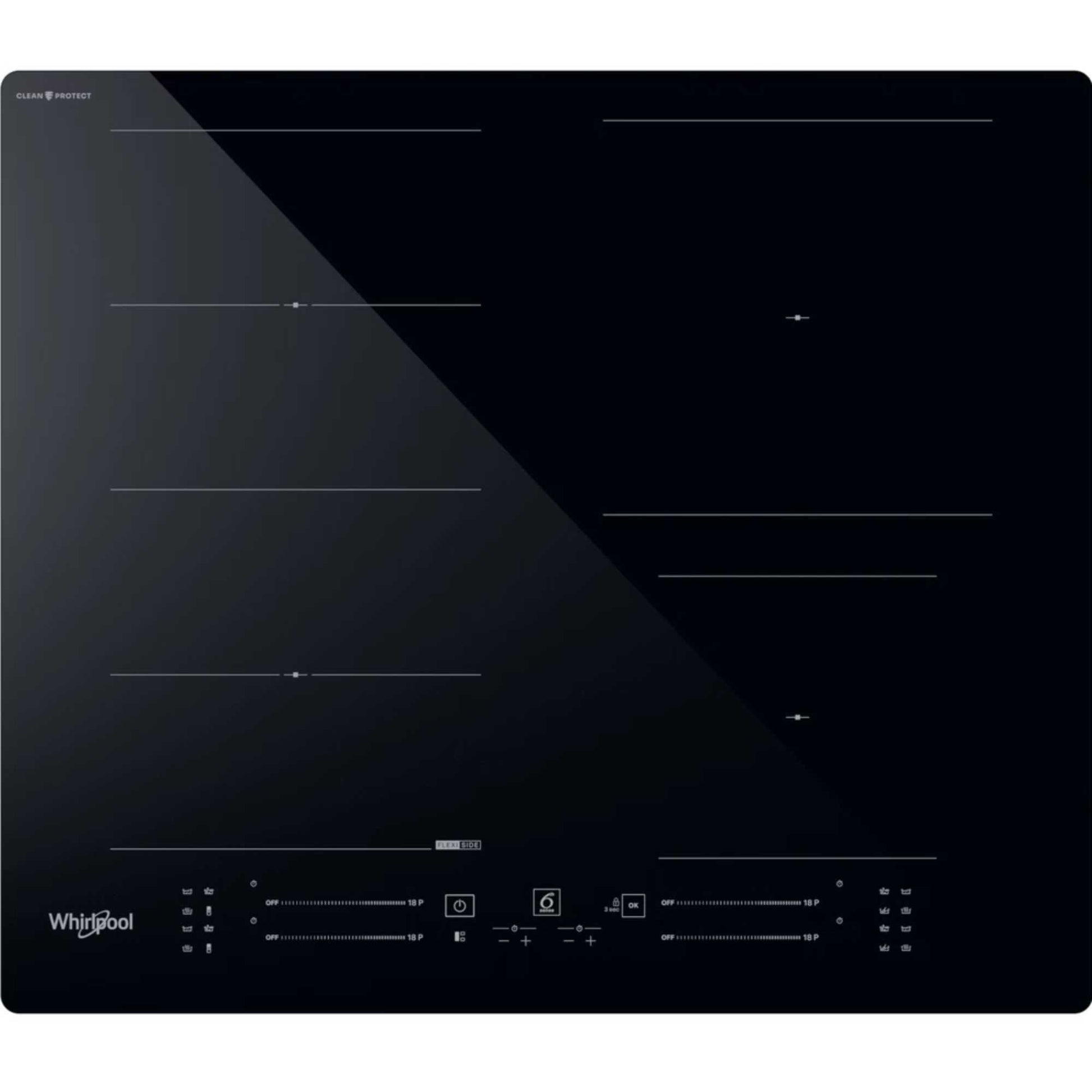 Whirlpool WF S3660 CPNE CleanProtect 60cm Built-In Induction Hob - Black