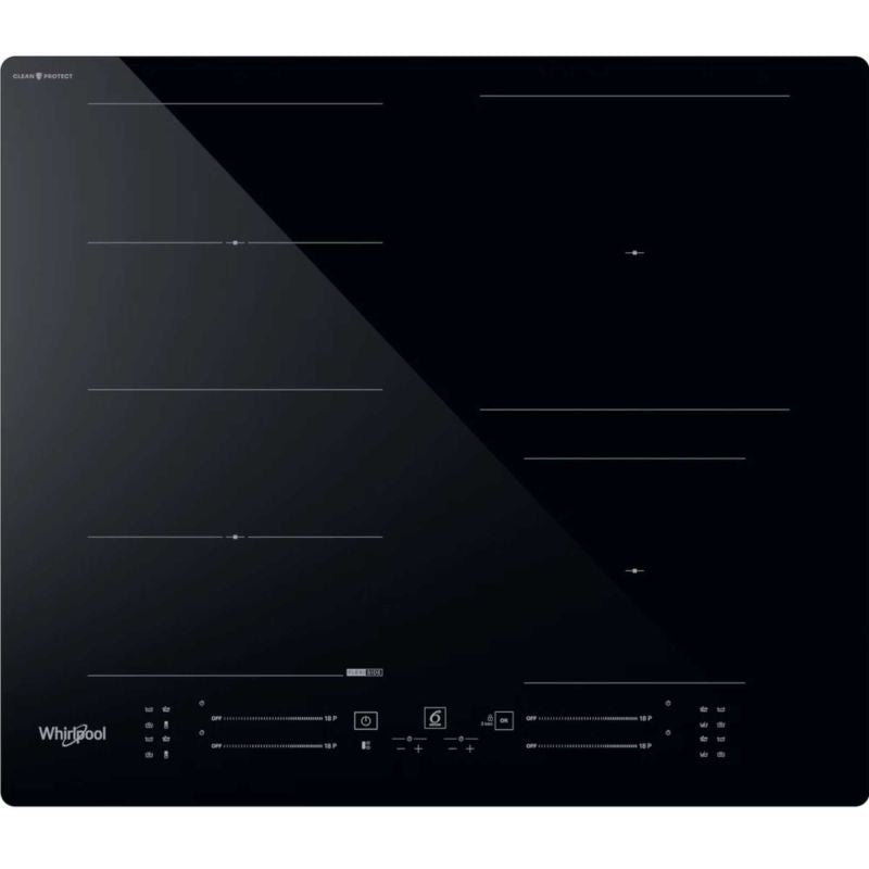 Whirlpool WF S3660 CPNE CleanProtect 60cm Built-In Induction Hob - Black