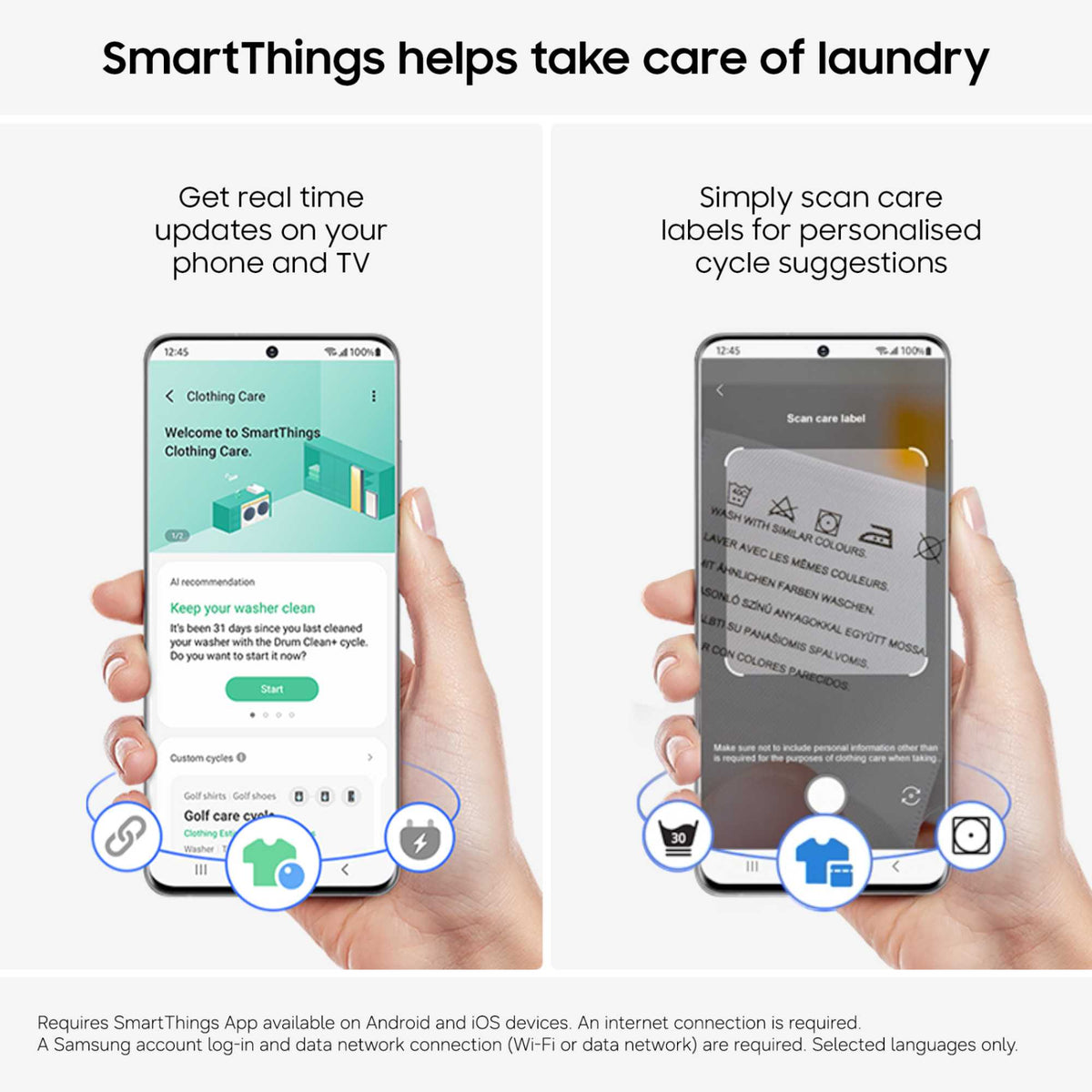 Samsung Bespoke AI 9kg 1400rpm Washing Machine - WW90DG6U85LEU1