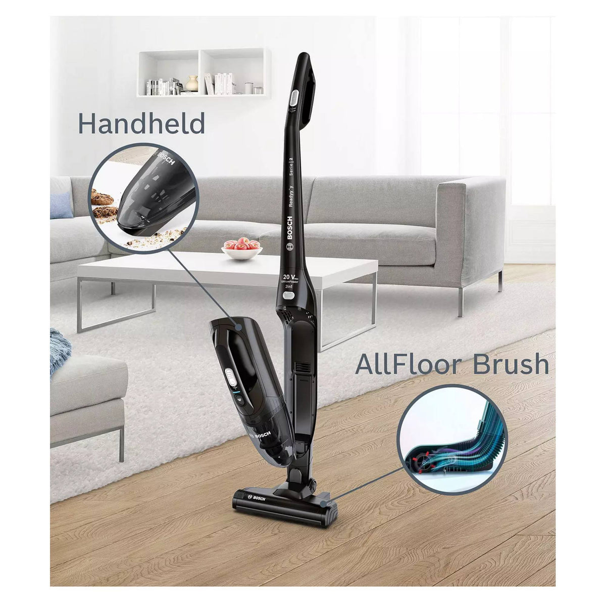 Bosch Series 2 Readyy'y ProClean Cordless Vacuum Cleaner - BCHF220GB