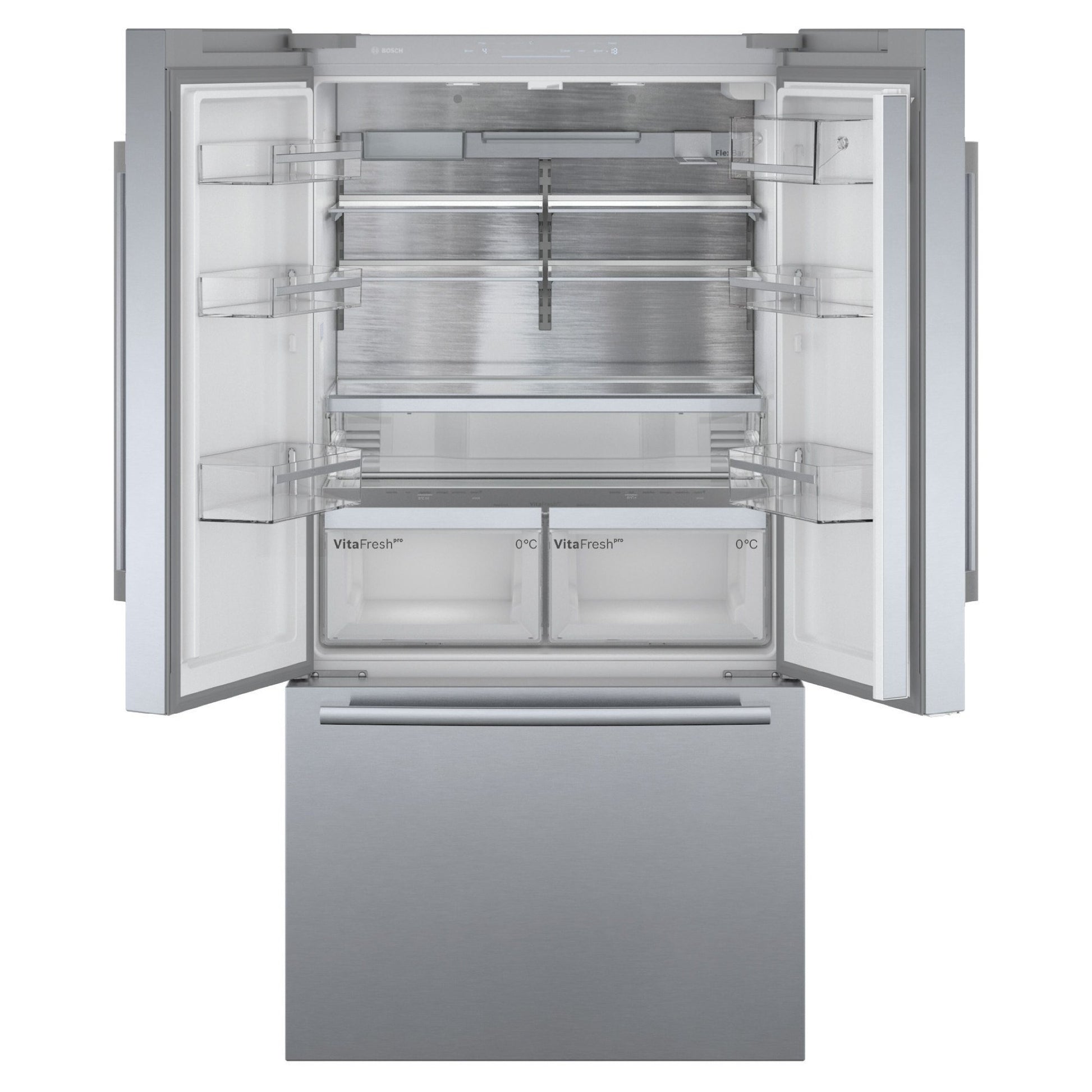 Bosch Series 8 American Style Fridge Freezer 60/40 No Frost - Stainless Steel - KFF96PIEP