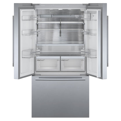 Bosch Series 8 American Style Fridge Freezer 60/40 No Frost - Stainless Steel - KFF96PIEP