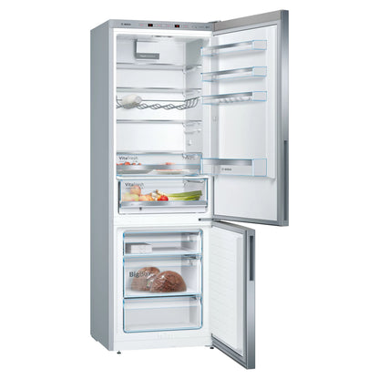Bosch Series 6 Fridge Freezer 70/30 Low Frost - Brushed Steel - KGE49AICAG