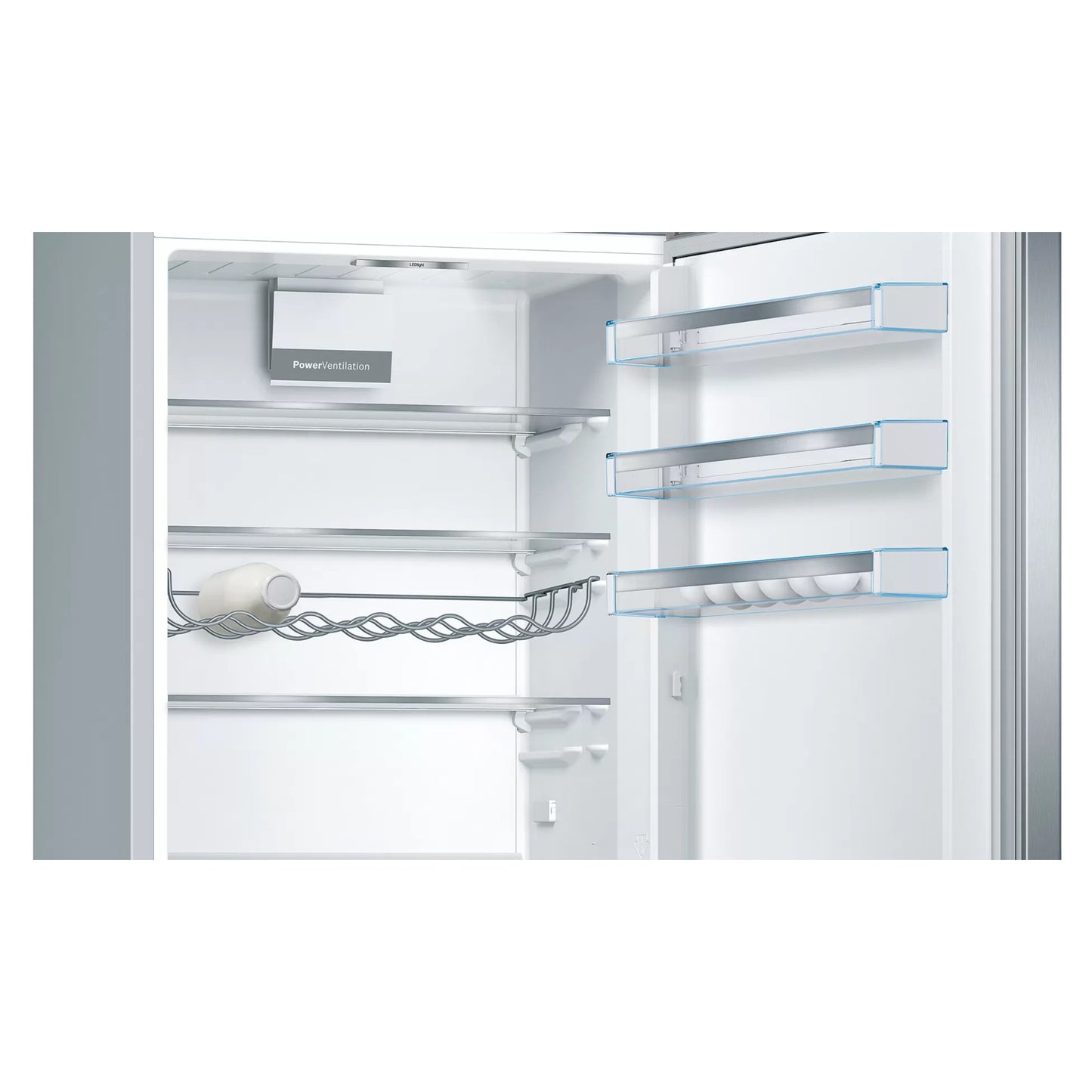 Bosch Series 6 Fridge Freezer 70/30 Low Frost - Brushed Steel - KGE49AICAG