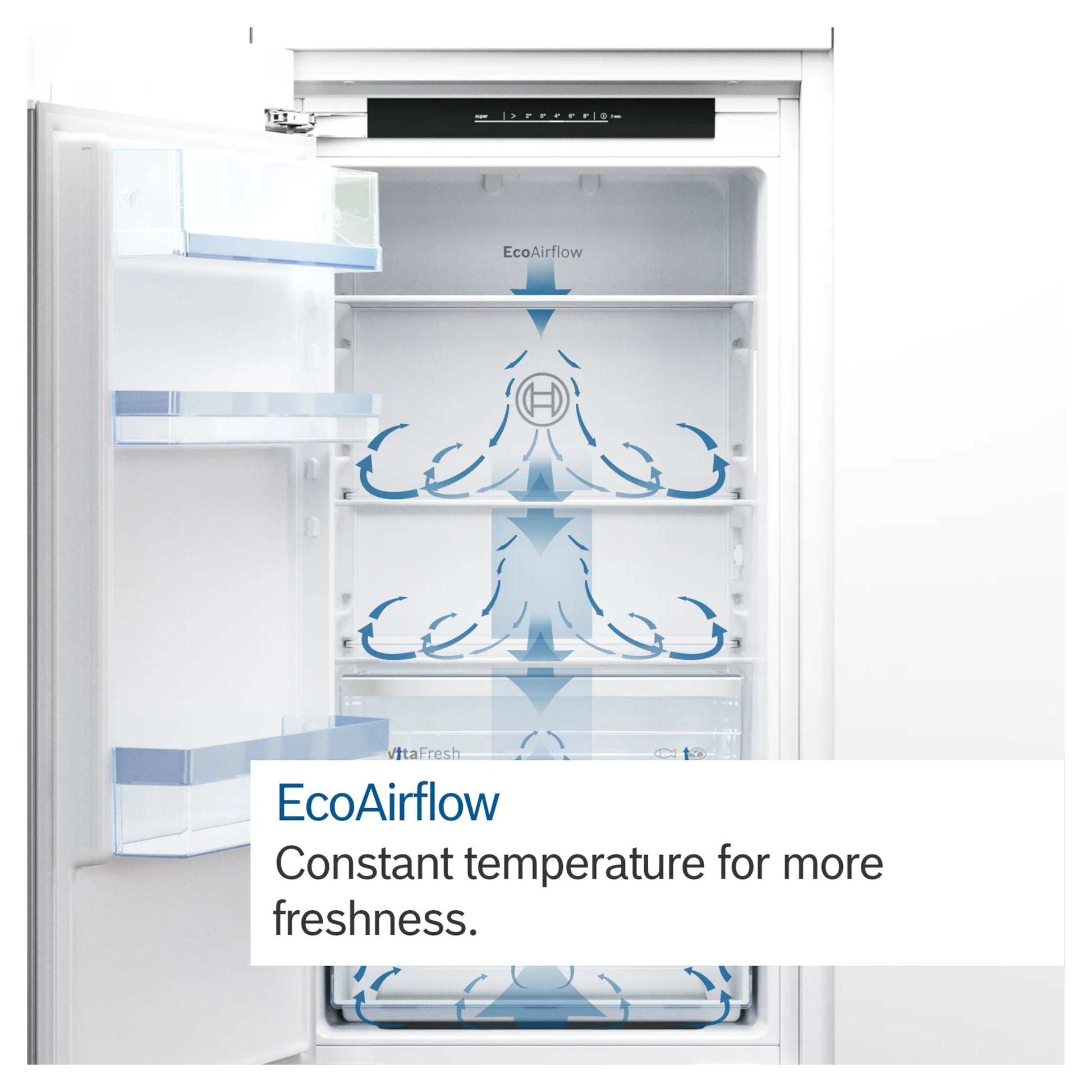 Bosch Series 4 Built-In Fridge Freezer 60/40 NoFrost - KIN86VSE0G