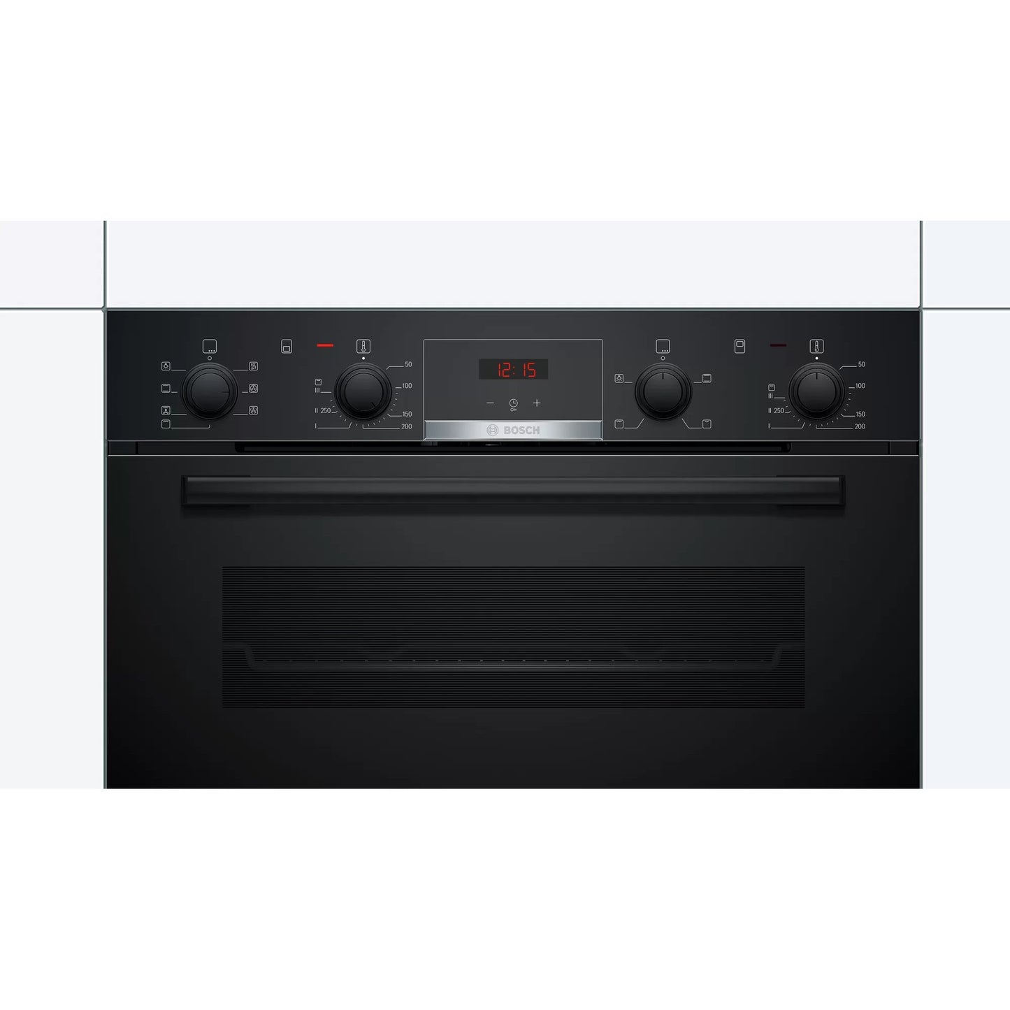 Bosch Series 4 NBS533BB0B Built-Under Double Oven Oven - Black