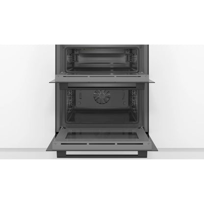 Bosch Series 4 NBS533BB0B Built-Under Double Oven Oven - Black
