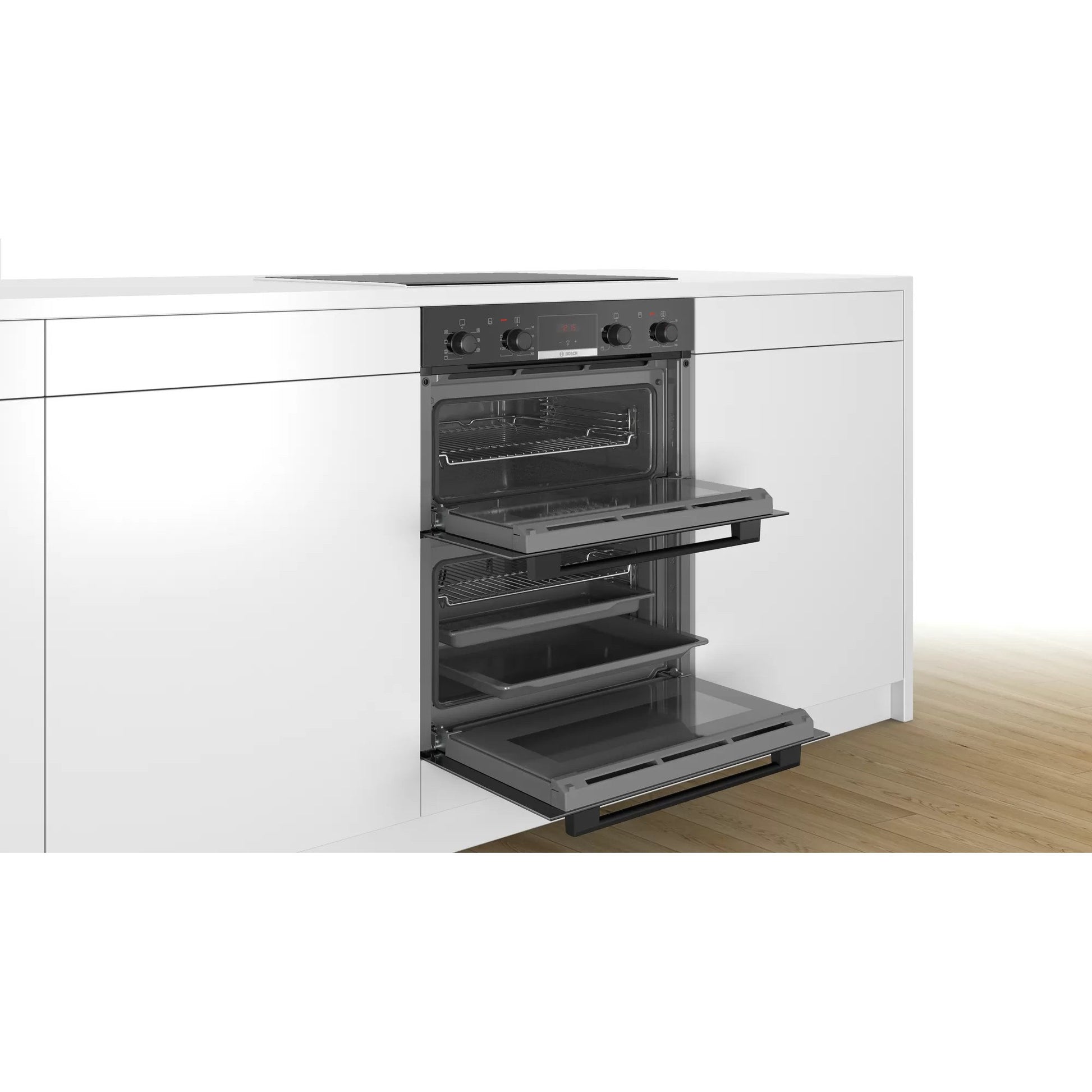Bosch Series 4 NBS533BB0B Built-Under Double Oven Oven - Black