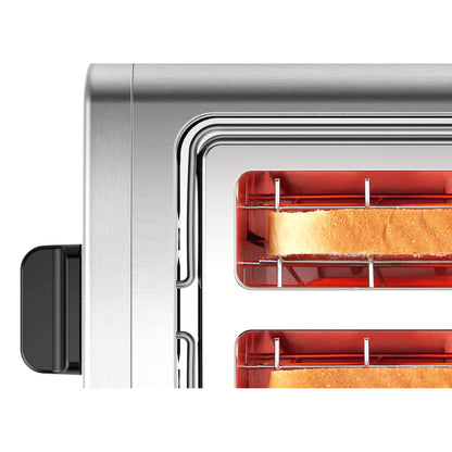 Bosch DesignLine TAT3P420GB Compact 2 slice Toaster - Stainless Steel