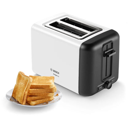Bosch DesignLine TAT3P421GB 2 Slice Toaster - White