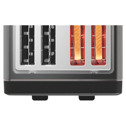 Bosch DesignLine TAT5P445GB 4 Slice Toaster - Graphite