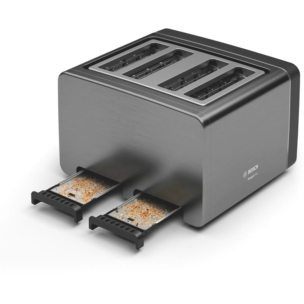 Bosch DesignLine TAT5P445GB 4 Slice Toaster - Graphite