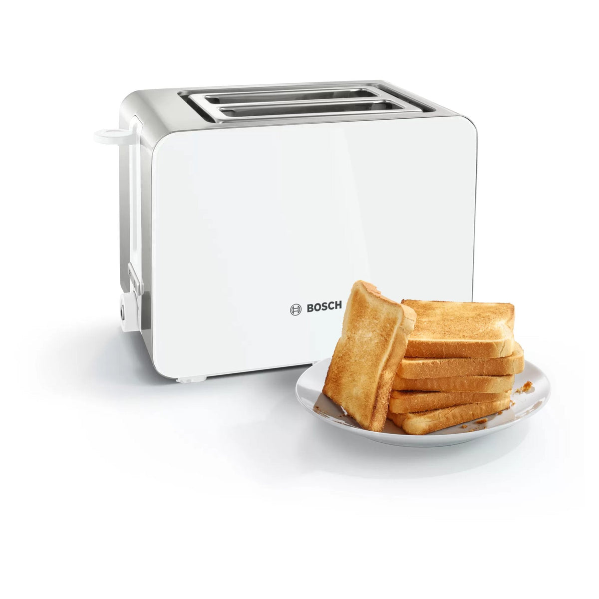 Bosch TAT7201GB Sky Compact 2 Slice Toaster - White