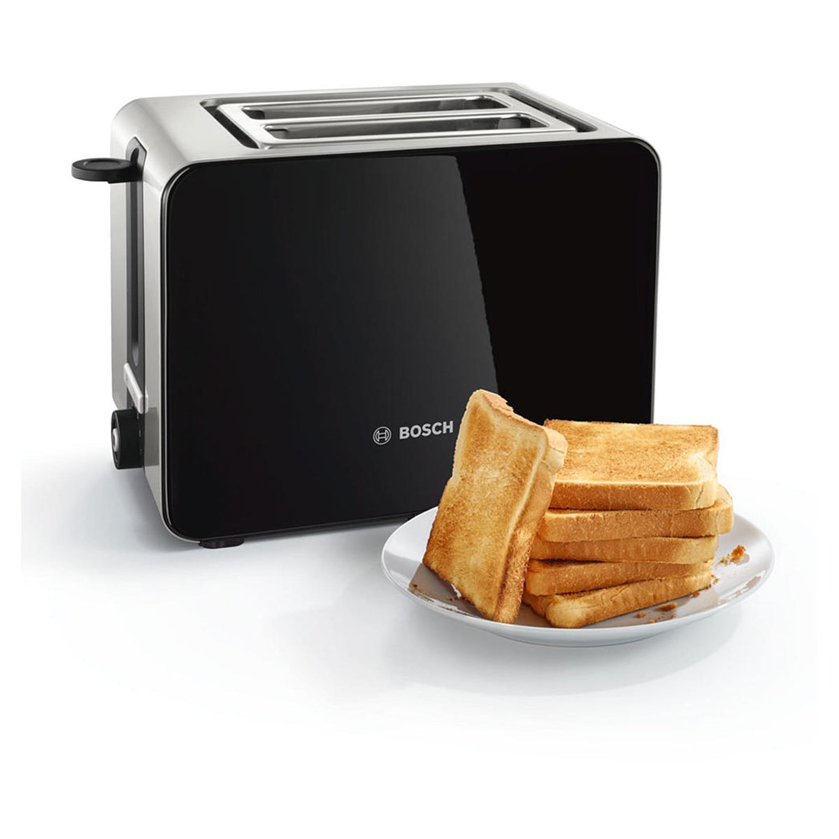 Bosch TAT7203GB Sky Compact 2 Slice Toaster - Black