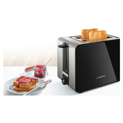 Bosch TAT7203GB Sky Compact 2 Slice Toaster - Black