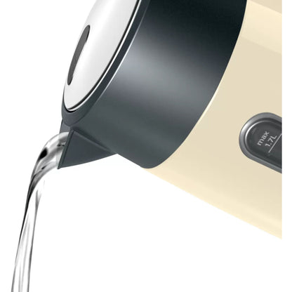 Bosch TWK4P437GB 3000W DesignLine Kettle - Cream