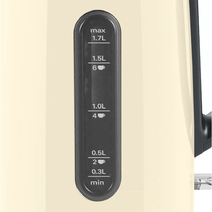 Bosch TWK4P437GB 3000W DesignLine Kettle - Cream