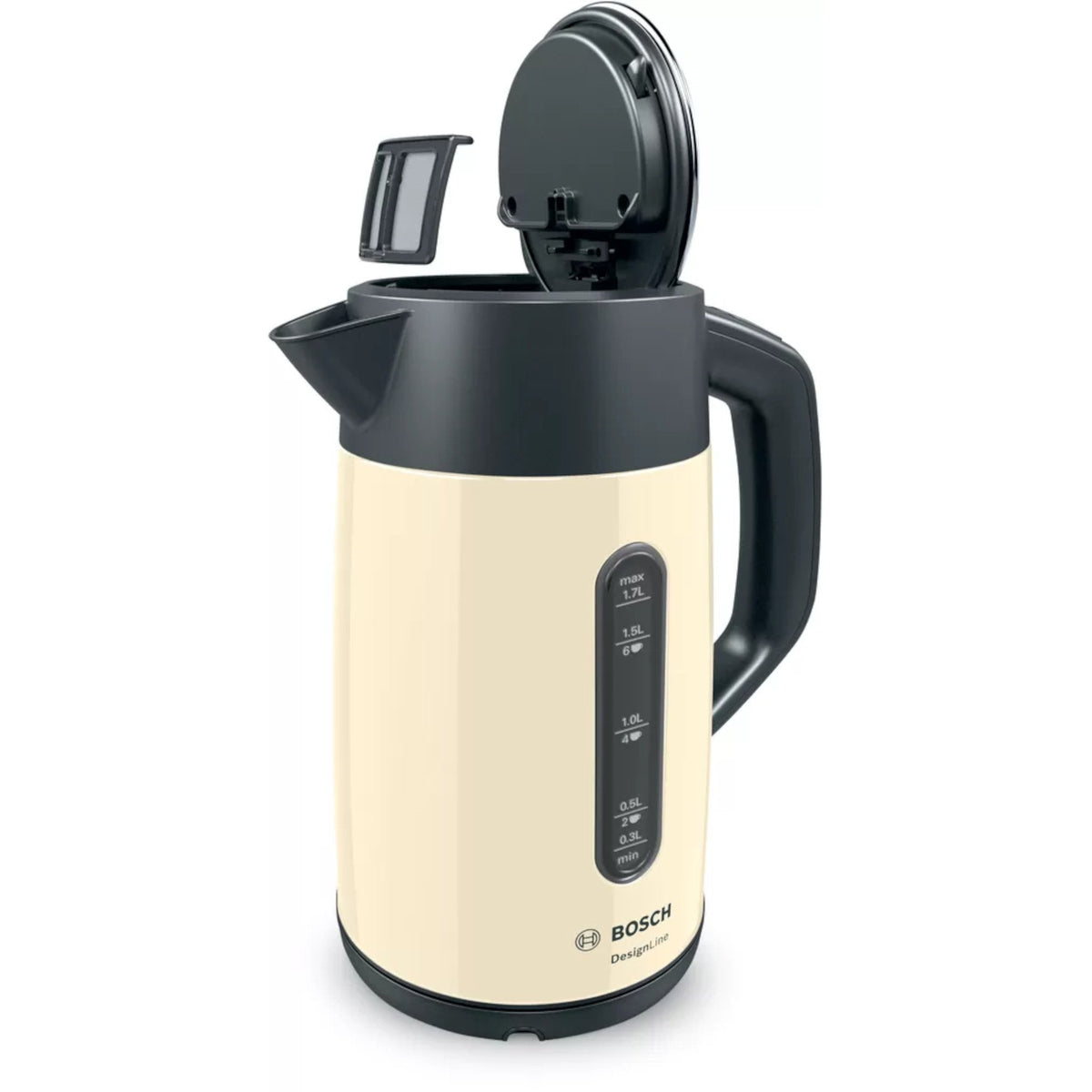 Bosch TWK4P437GB 3000W DesignLine Kettle - Cream