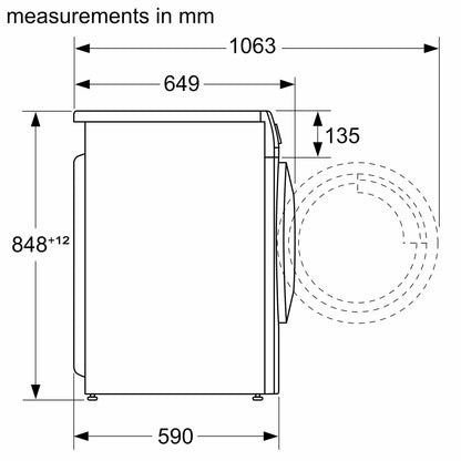 Bosch Series 4 8kg Wash 5kg Dry 1400rpm Washer Dryer - WNA134U8GB