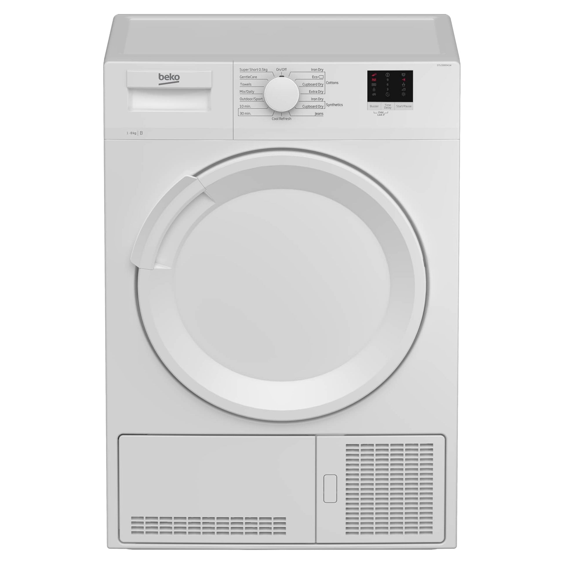 Beko 8kg Condenser Tumble Dryer - DTLCE80051W