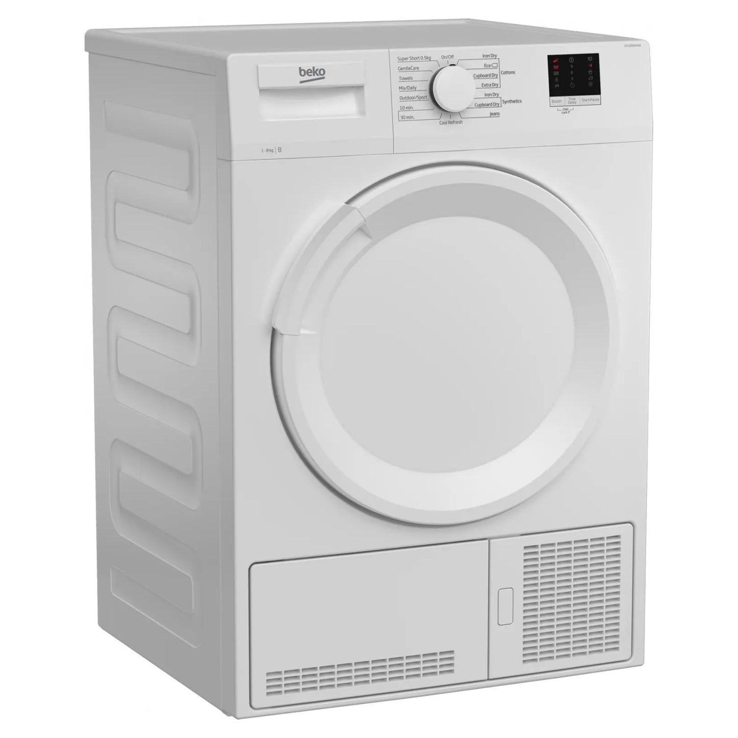 Beko 8kg Condenser Tumble Dryer - DTLCE80051W