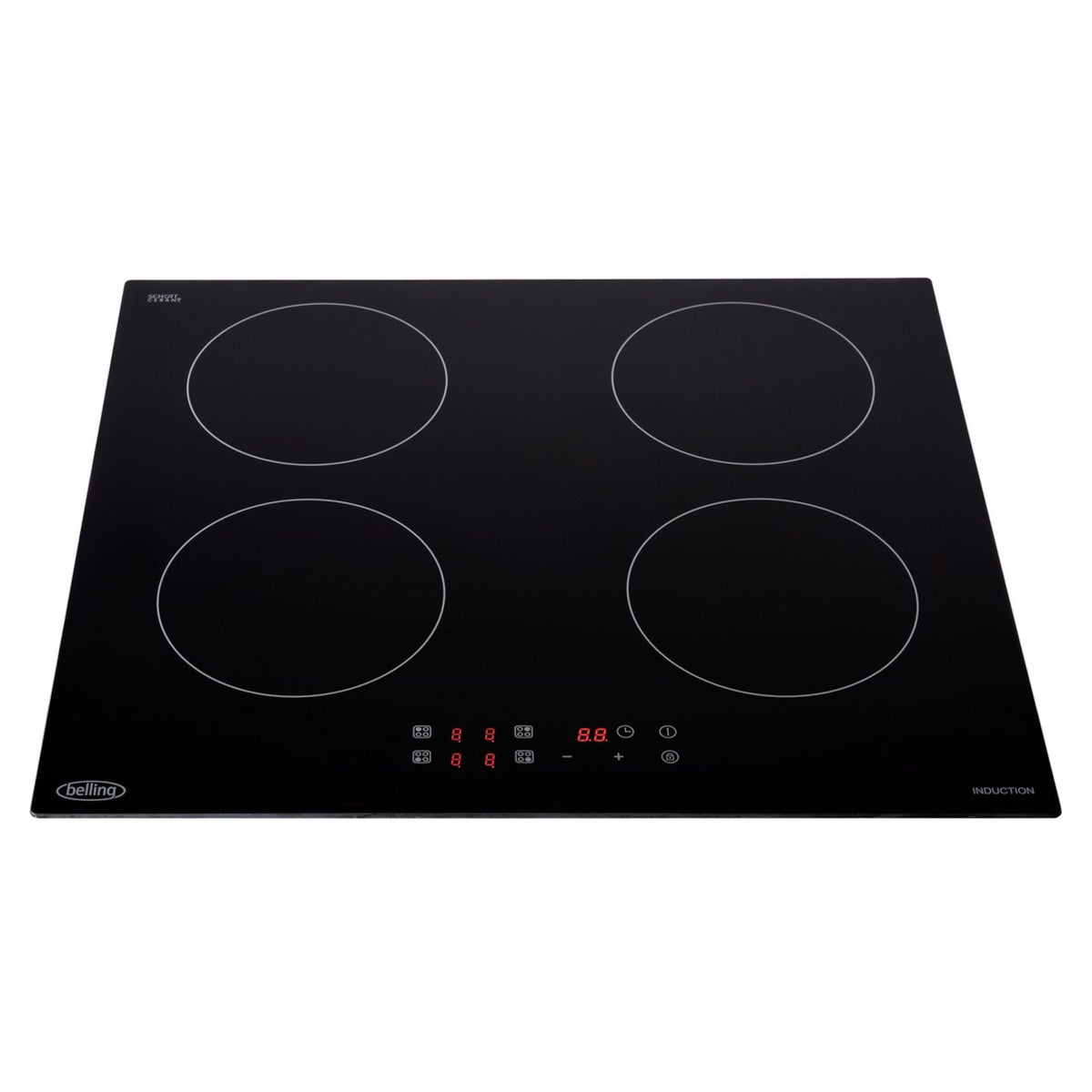 Belling IHT6013BLK 60cm Induction Hob with Touch Controls - Black