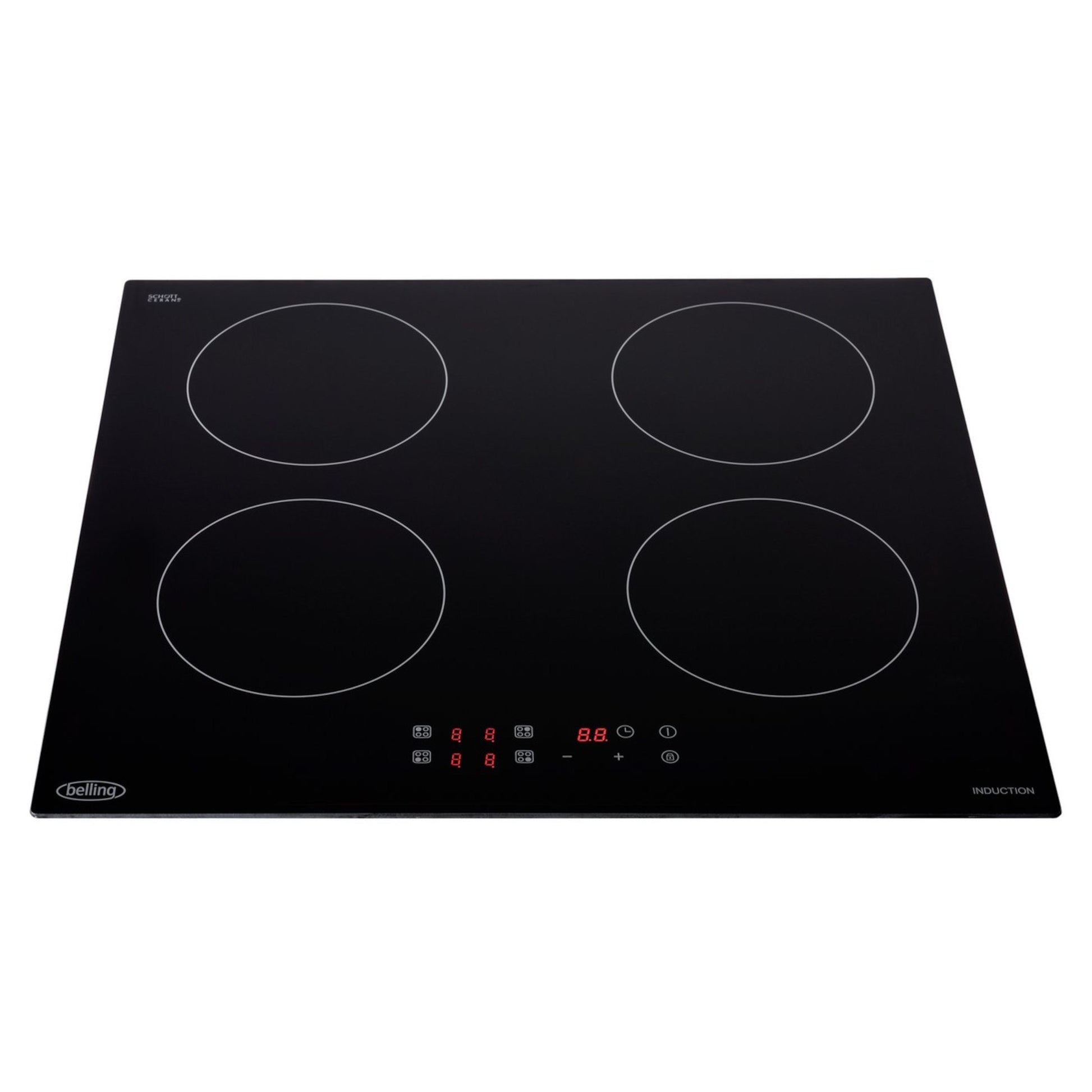 Belling IHT6013BLK 60cm Induction Hob with Touch Controls - Black