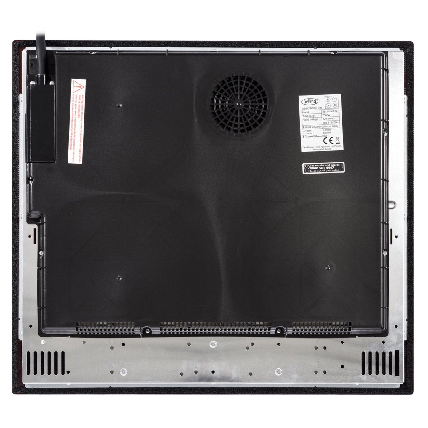 Belling IHT6013BLK 60cm Induction Hob with Touch Controls - Black