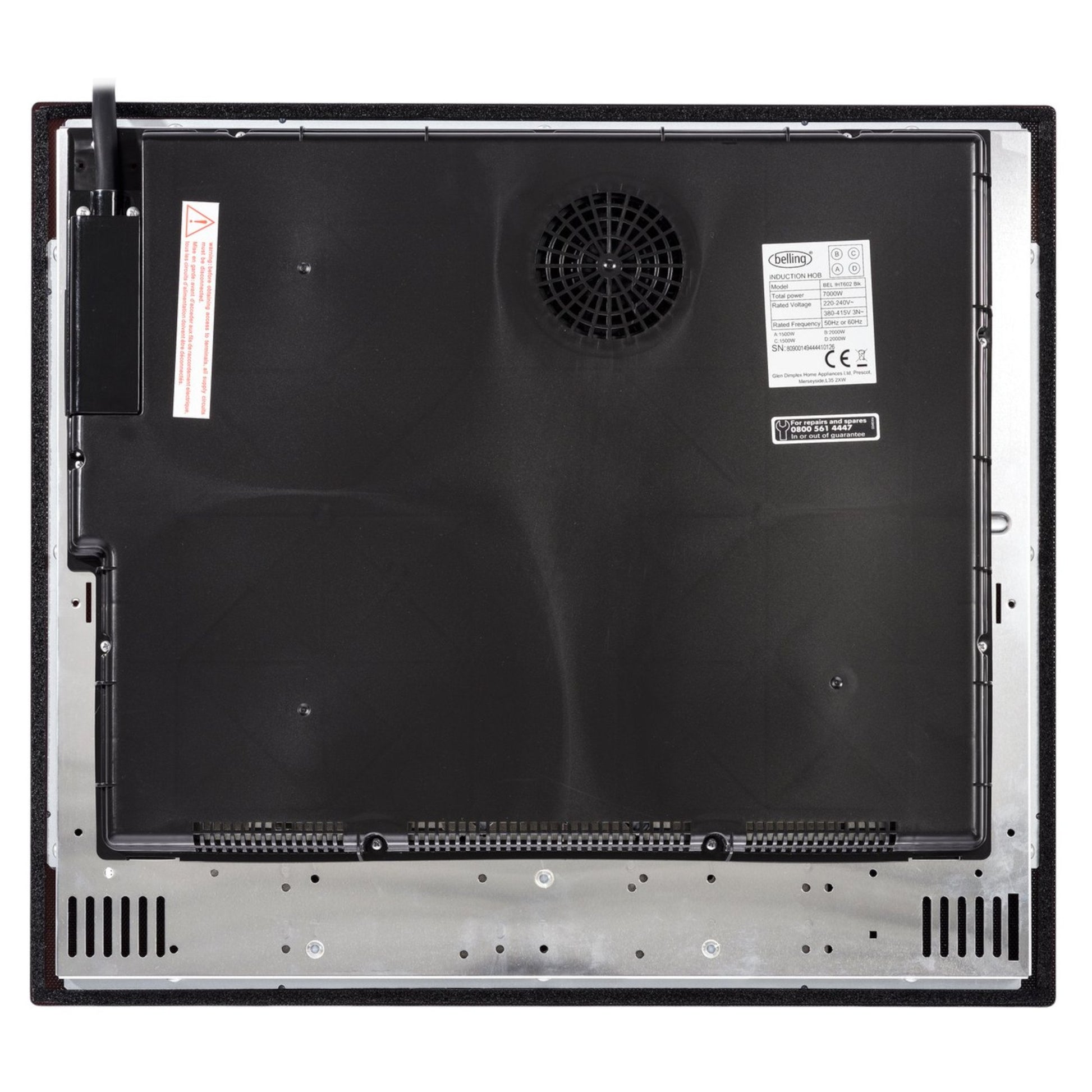 Belling IHT6013BLK 60cm Induction Hob with Touch Controls - Black