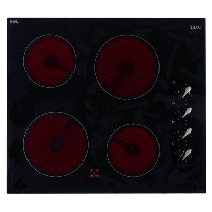 CDA HC6212FR 60cm 4 Zone Ceramic Hob