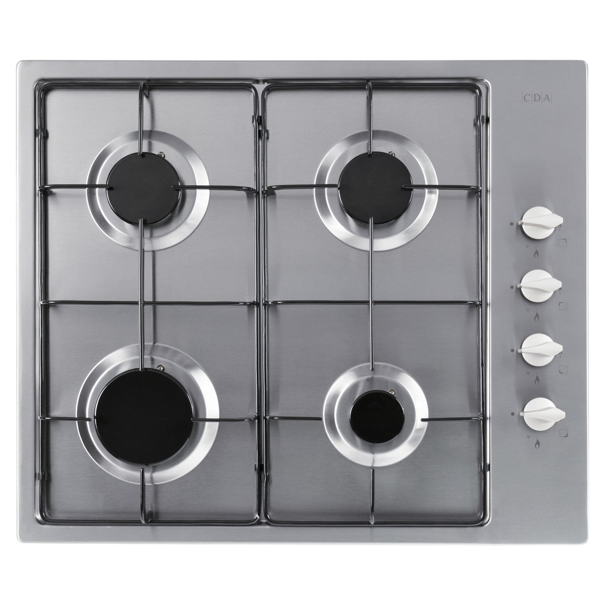 CDA HG6151SS 60cm 4 Burner Gas Hob